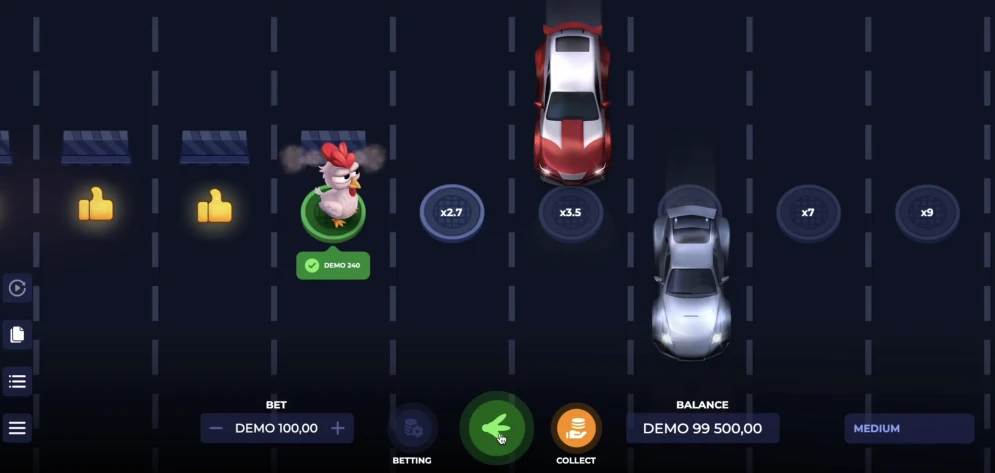 Uncrossable Rush demo